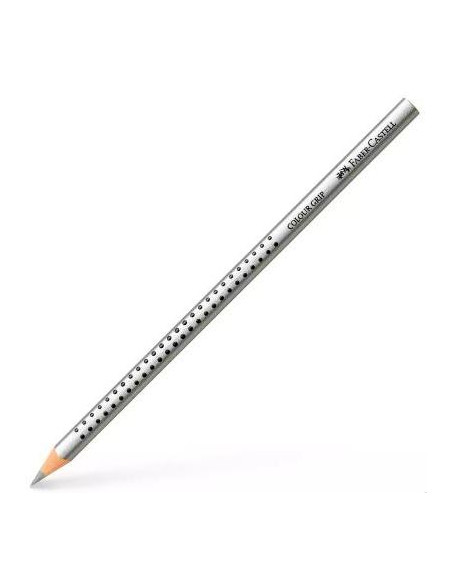 FABER CASTELL LÁPIZ DE COLOR ACUARELABLE COLOUR GRIP PLATA