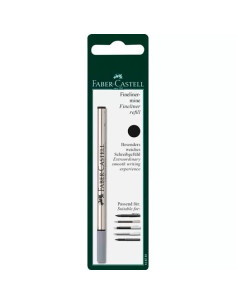 FABER CASTELL BLISTER 1 RECAMBIO FINELINER NEGRO