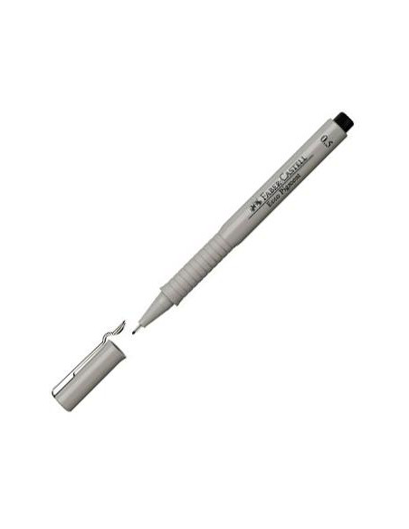 FABER CASTELL ROTULADOR CALIBRADO ECCO PIGMENT 05MM NEGRO