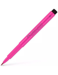 FABER CASTELL ROTULADOR PITT ARTIST PEN BRUSH PUNTA PINCEL ROSA PÚRPURA MEDIO