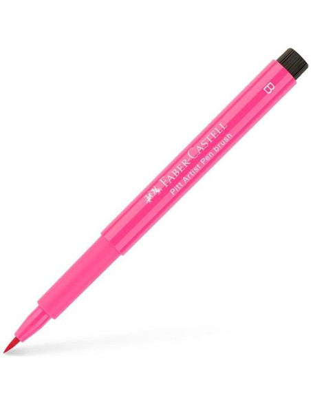 FABER CASTELL ROTULADOR PITT ARTIST PEN BRUSH PUNTA PINCEL ROSA GRANZA