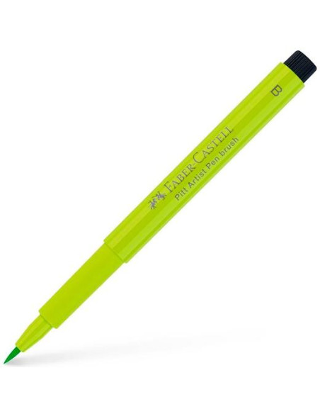 FABER CASTELL ROTULADOR PITT ARTIST PEN BRUSH PUNTA PINCEL VERDE CLARO