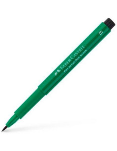 FABER CASTELL ROTULADOR PITT ARTIST PEN BRUSH PUNTA PINCEL VERDE PTALOCIANINA OSCURO