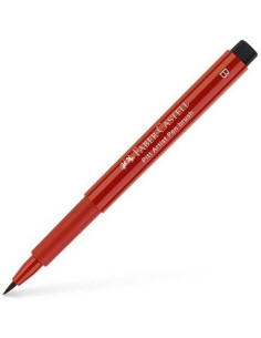 FABER CASTELL ROTULADOR PITT ARTIST PEN BRUSH ROJO INDIO
