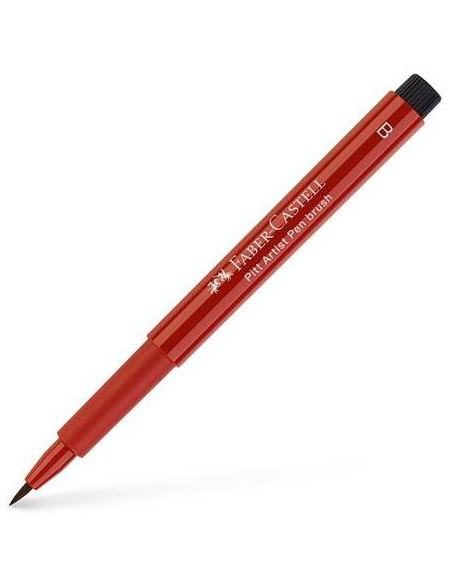 FABER CASTELL ROTULADOR PITT ARTIST PEN BRUSH ROJO INDIO