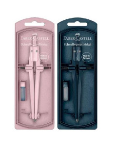 FABER CASTELL COMPÁS DE AJUSTE RÁPIDO STREAM 2025 SURTIDOS