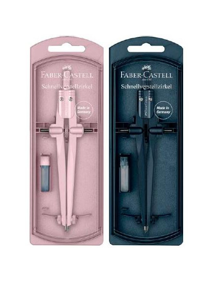 FABER CASTELL COMPÁS DE AJUSTE RÁPIDO STREAM 2025 SURTIDOS