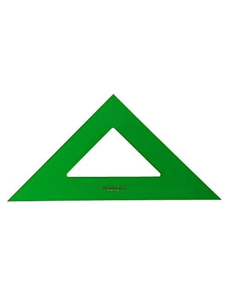 FABER CASTELL ESCUADRA SIN GRADUAR 32CM VERDE