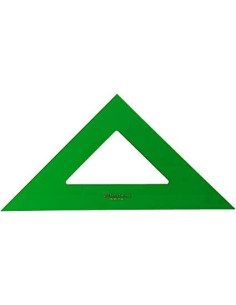 FABER CASTELL ESCUADRA SIN GRADUAR 42CM VERDE