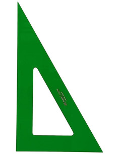 FABER CASTELL CARTABÓN SIN GRADUAR 21CM VERDE