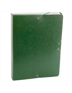 FABRISA CARPETA DE PROYECTOS 5CM MONTADA CARTON GOFRADO CON GOMAS FOLIO VERDE