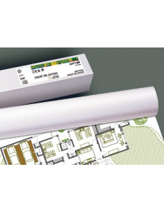 FABRISA ROLLO DE PAPEL PARA PLOTTER 420X50 80GR BLANCO OPACO