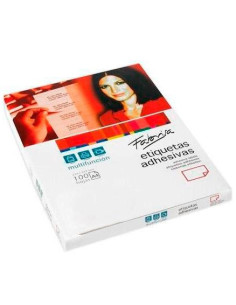 FABRISA ETIQUETAS ADHESIVAS MULTIFUNCIÓN 105X741MM CRECTOS 8 X 100H BLANCO