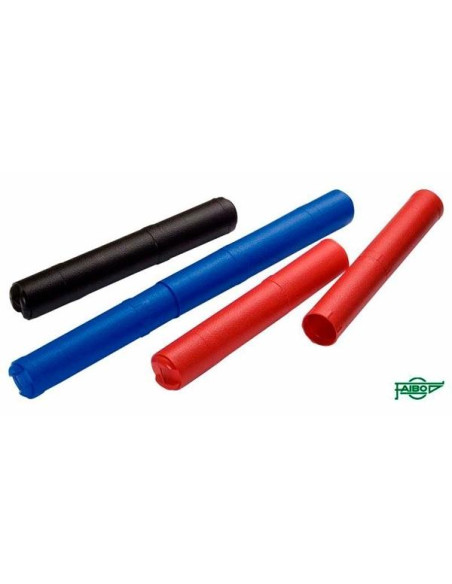 FAIBO TUBO PORTAPLANOS DE PLÁSTICO EXTENSIBLE 40 A 75 CM SIN BANDOLERA AZUL