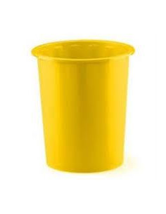 FAIBO PAPELERA DE PLÁSTICO EN POLIPROPILENO 310X280 MM CERRADA 14 L SERIE 305 AMARILLO