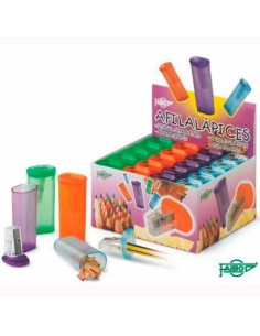 FAIBO AFILALÁPICES CON DEPÓSITO PARA LÁPICES FINOS CSURTIDOS EXPOSITOR 20 UD