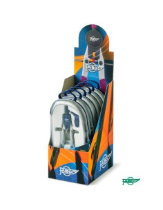 FAIBO EXPOSITOR COMPÁS SERIE BLUE-LINE MICROMÉTRICO BRAZOS ARTICULADOS 401T 6 UNIDADES