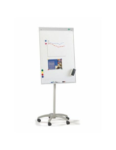 FAIBO PIZARRA CABALLETE MELAMINADO CON RUEDAS 700 X 1020 CM
