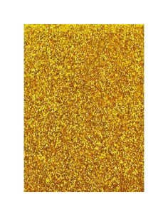 FAMA GOMA EVA 50X70CM GROSOR 2MM GLITTER ORO
