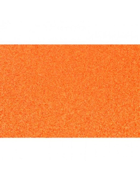 FAMA GOMA EVA 50X70CM GROSOR 2MM GLITTER NARANJA PACK 10 UD