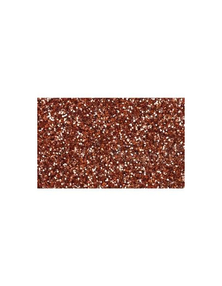 FAMA GOMA EVA 50X70CM GROSOR 2MM GLITTER CASTAÑO PACK 10 UD