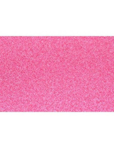 FAMA GOMA EVA 50X70CM GROSOR 2MM GLITTER ROSA PACK 10 UD