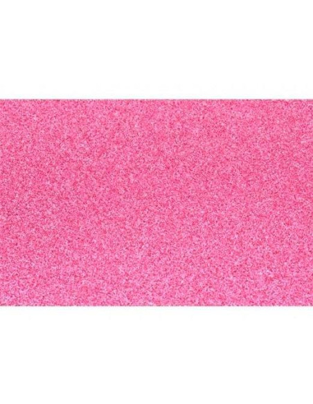 FAMA GOMA EVA 50X70CM GROSOR 2MM GLITTER ROSA PACK 10 UD
