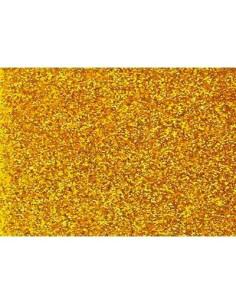 FAMA GOMA EVA 20X30CM GROSOR 2MM GLITTER ORO