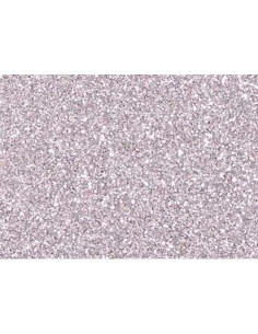 FAMA GOMA EVA 20X30CM GROSOR 2MM GLITTER PLATA