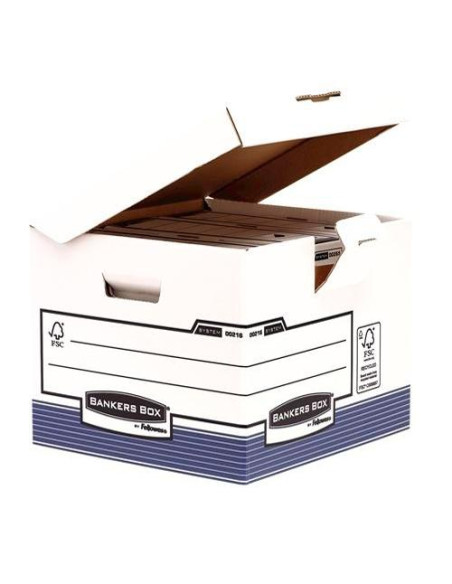 FELLOWES CONTENEDOR DE ARCHIVO CON TAPA FIJA AZULBLANCO