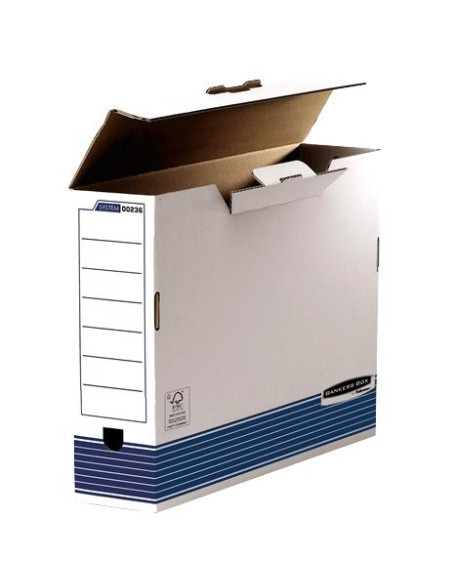 FELLOWES CAJA DE ARCHIVO DEFINITIVO 100MM A3 SYSTEM AZUL
