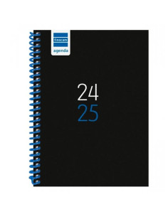 FINOCAM AGENDA PARA ESTUDIANTES DIVA ESPIRAL 8 SVH NEGRO 2024-2025