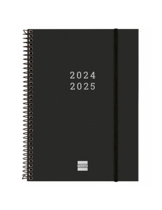 FINOCAM AGENDA ESPIRAL 18 MESES E10 SVH CIERRE CGOMA NEGRO 2024-2025