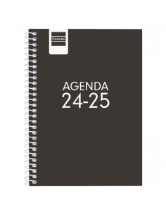 FINOCAM AGENDA PARA ESTUDIANTES COOL ESPIRAL 8 SVH NEGRO 2024-2025