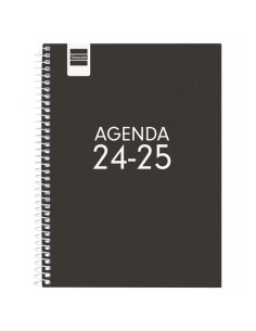 FINOCAM AGENDA PARA ESTUDIANTES COOL ESPIRAL 4 SVH NEGRO 2024-2025