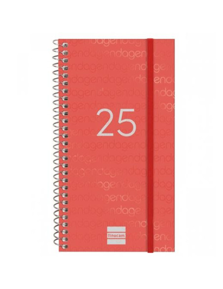 FINOCAM AGENDA ANUAL YEAR ESPIRAL E9-94X171MM SVH ROJO 2025