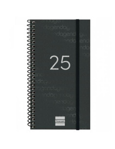 FINOCAM AGENDA ANUAL YEAR ESPIRAL E9-94X171MM SVH NEGRO 2025