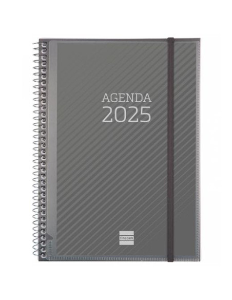 FINOCAM AGENDA ANUAL PERSONALIZABLE ESPIRAL E10-155X212MM SVV BASICS 2025