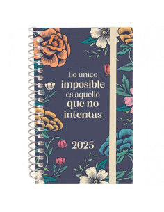FINOCAM AGENDA ANUAL DESIGN COLLECTION ESPIRAL E3-79X127MM SVH IMPOSIBLE 2025