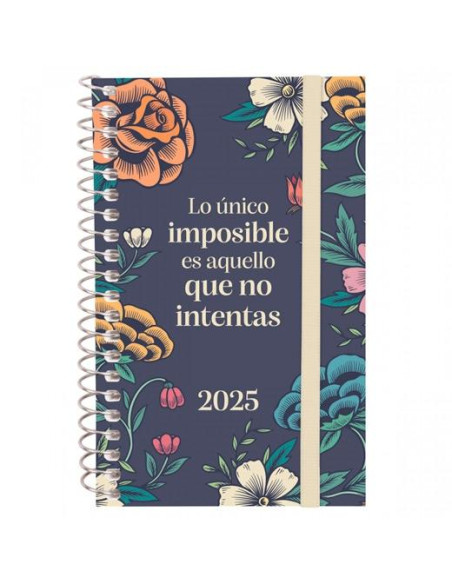 FINOCAM AGENDA ANUAL DESIGN COLLECTION ESPIRAL E3-79X127MM SVH IMPOSIBLE 2025
