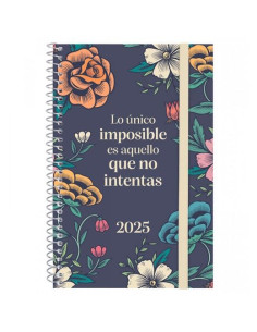 FINOCAM AGENDA ANUAL DESIGN COLLECTION ESPIRAL E5-117X181MM SVH IMPOSIBLE 2025