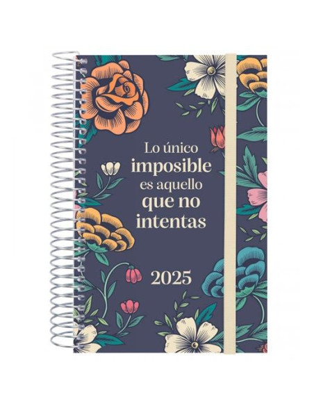 FINOCAM AGENDA ANUAL DESIGN COLLECTION ESPIRAL E5-117X181MM 1DP IMPOSIBLE 2025