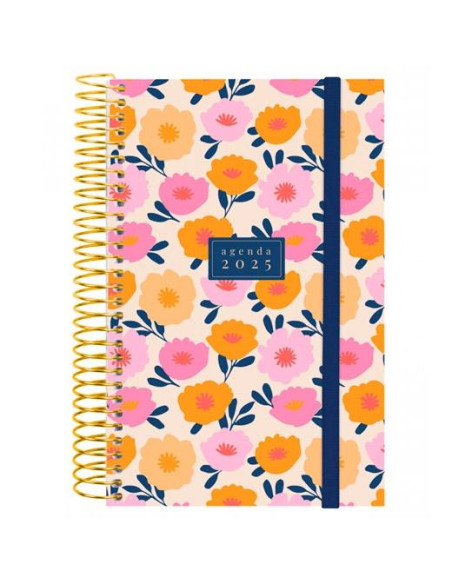FINOCAM AGENDA ANUAL DESIGN COLLECTION ESPIRAL E5-117X181MM 1DP GALA 2025