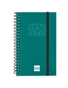 FINOCAM AGENDA ANUAL OPAQUE ESPIRAL E3-79X127MM SVH VERDE 2025