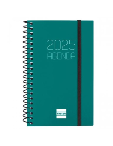 FINOCAM AGENDA ANUAL OPAQUE ESPIRAL E3-79X127MM SVH VERDE 2025