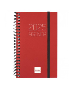 FINOCAM AGENDA ANUAL OPAQUE ESPIRAL E3-79X127MM SVH BURDEOS 2025