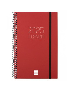 FINOCAM AGENDA ANUAL OPAQUE ESPIRAL E5-117X181MM SVH BURDEOS 2025