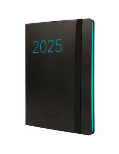 FINOCAM AGENDA ANUAL FLEXI LISA FA5-148X210MM SVV NEGRO 2025
