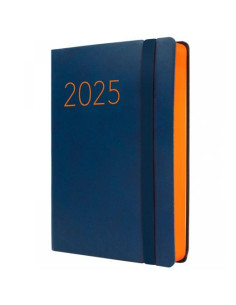 FINOCAM AGENDA ANUAL FLEXI LISA F4-118X168MM 1DP AZUL 2025