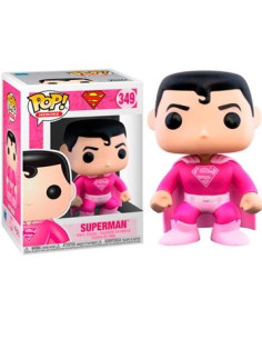 FUNKO POP DC SUPERMAN ROSA INVESTIGACION CONTRA EL CANCER DE MAMA  N 349 -CAJA ORIGINAL-
